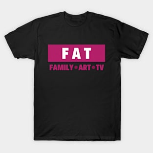 Funny family art tv T-Shirt